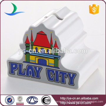 Forme de la maison Castle House Coin Bank